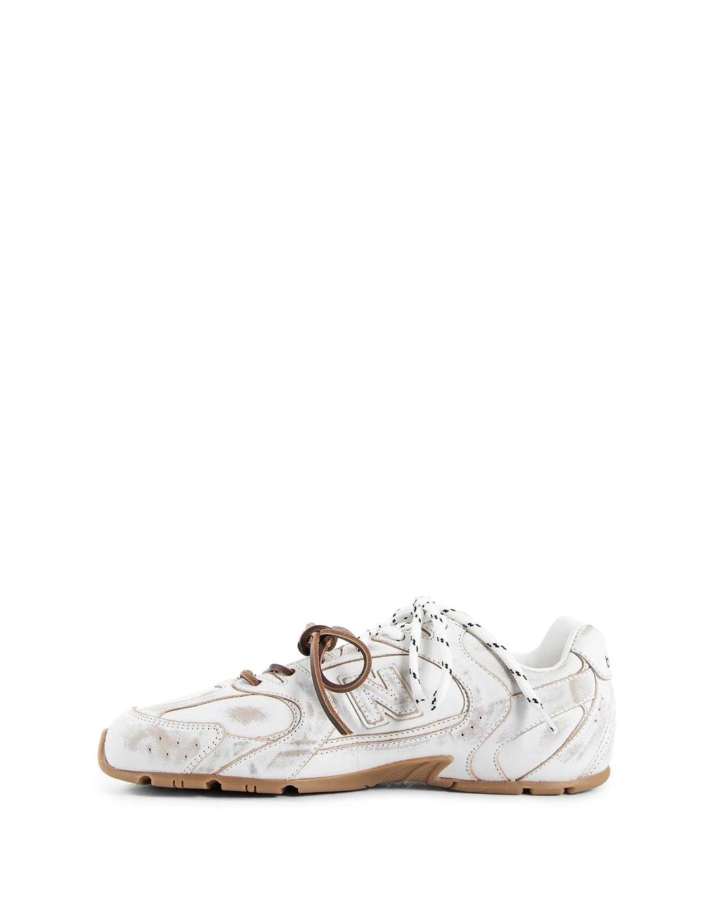 Miu Miu White New Balance Collaboration 530 Sl Sneakers