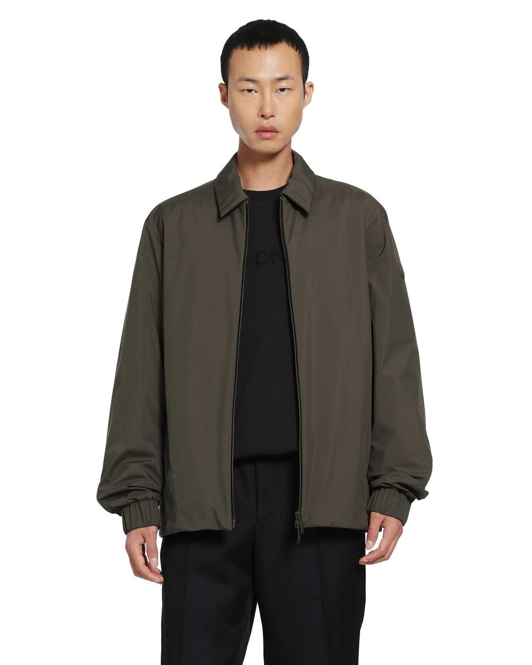 Moncler Brown Caramantran Down Shirt Jacket for men
