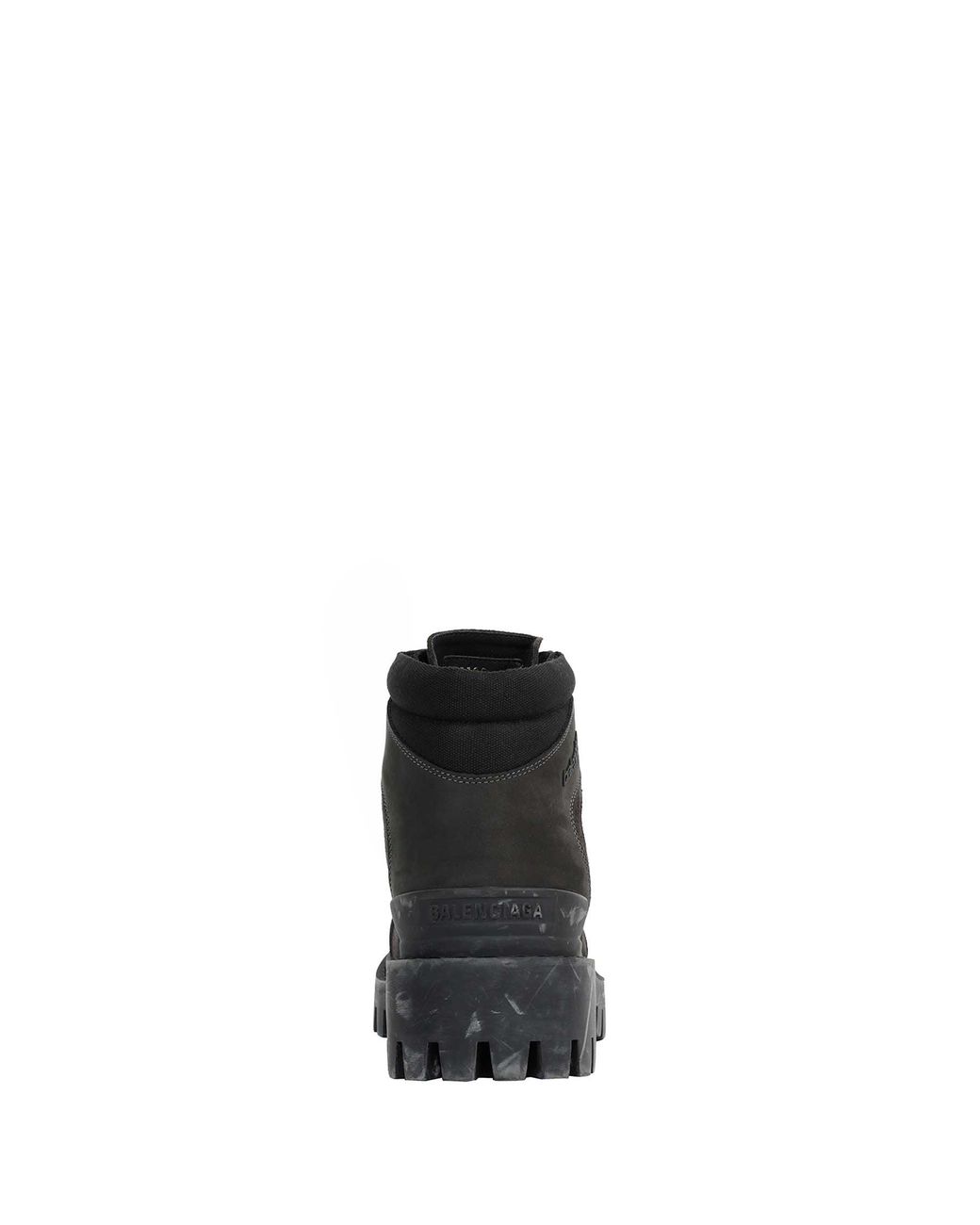 Balenciaga Black Combat Strike Low Boots for men