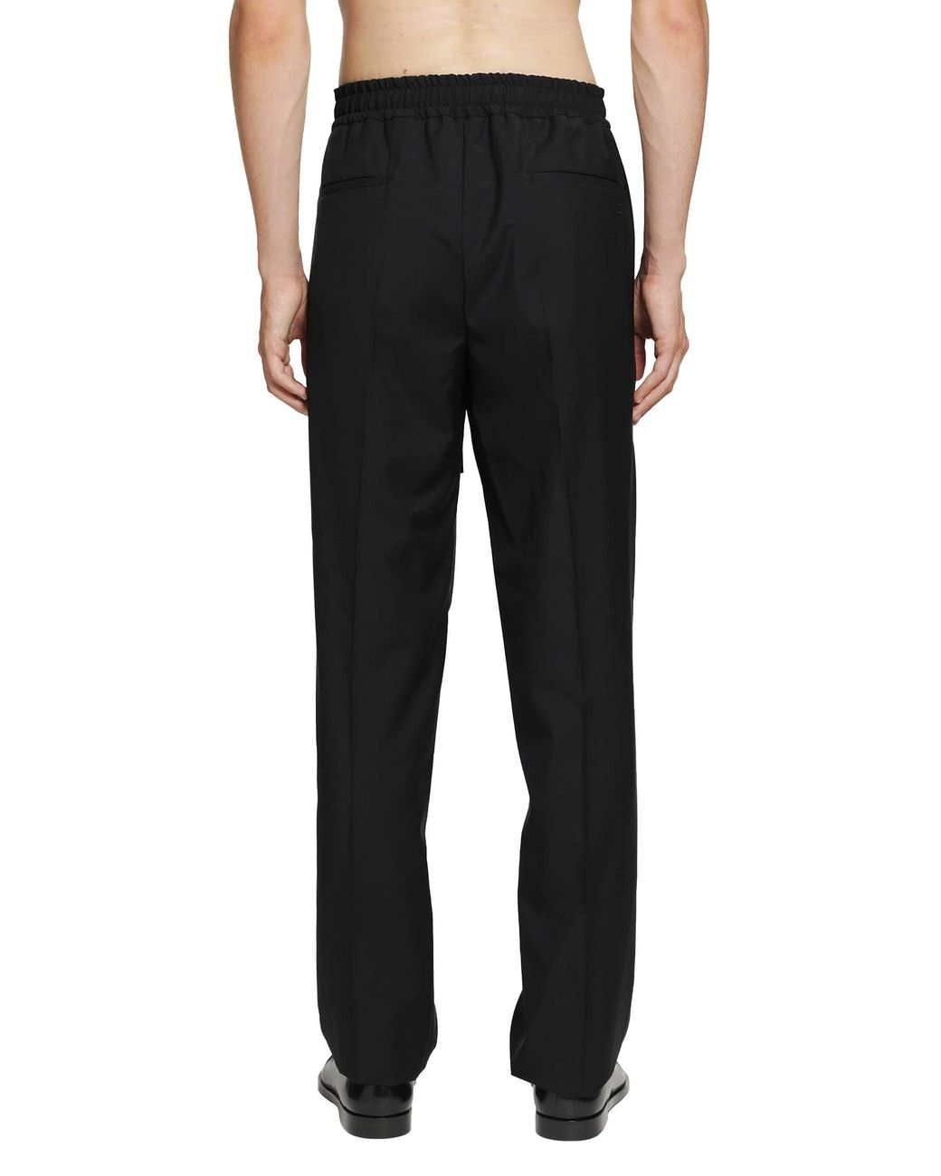 Valentino Black Wool Trousers for men
