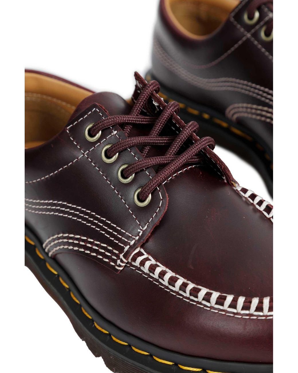 Dr. Martens Brown Lowell Moc Toe Shoes for men