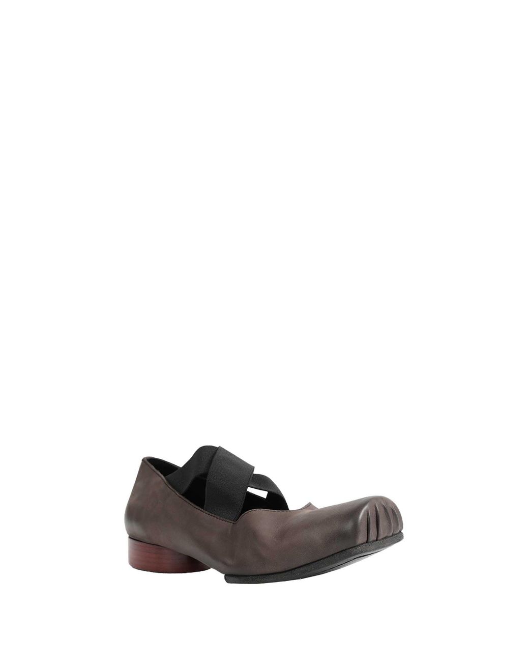 Uma Wang Black Calfskin Ballerinas