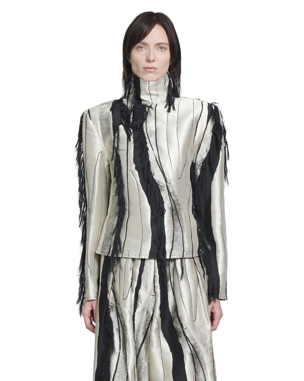 SEBBIE Gray Iris Top