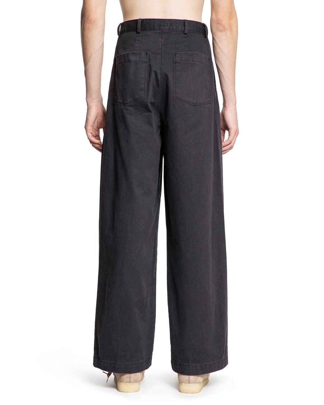 『KAPITAL』Chino Boogie Day Baggy Pants kapital-black-Chino-Boogie-Day