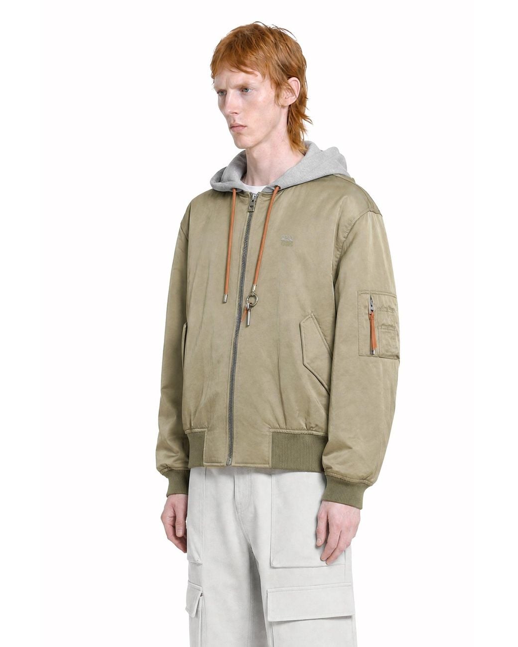 Loewe Green Bomber Jacket for men