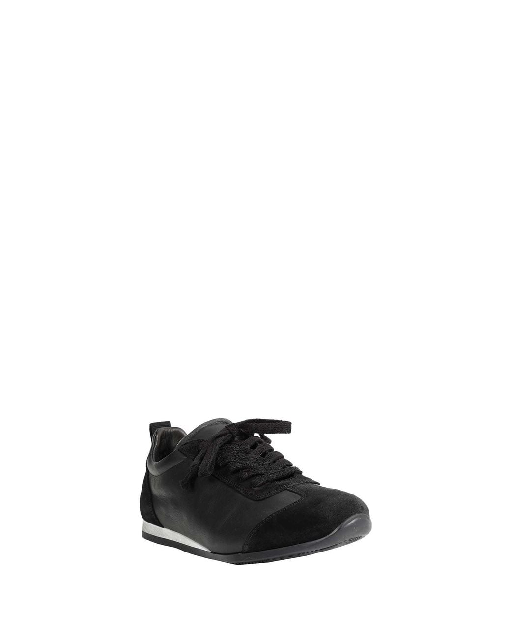 Uma Wang Black Leather Sneakers