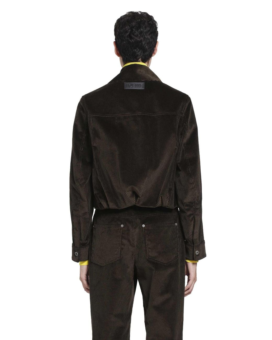 Loewe Black Cotton Corduroy Jacket
