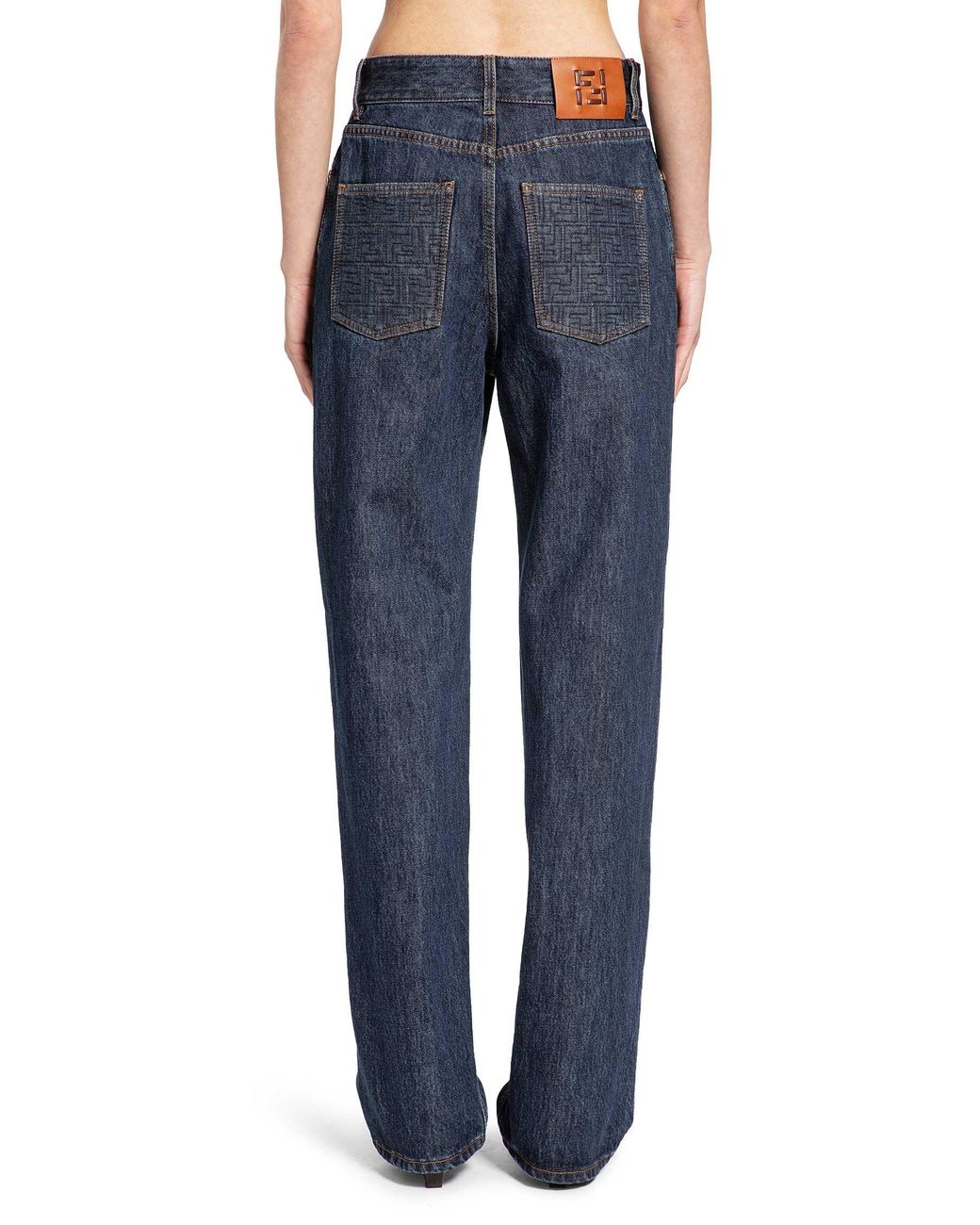 Fendi Blue Long Jeans