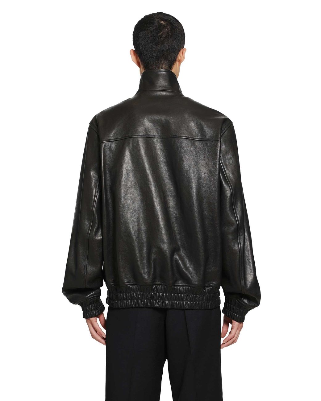 Valentino Black Leather Jacket for men
