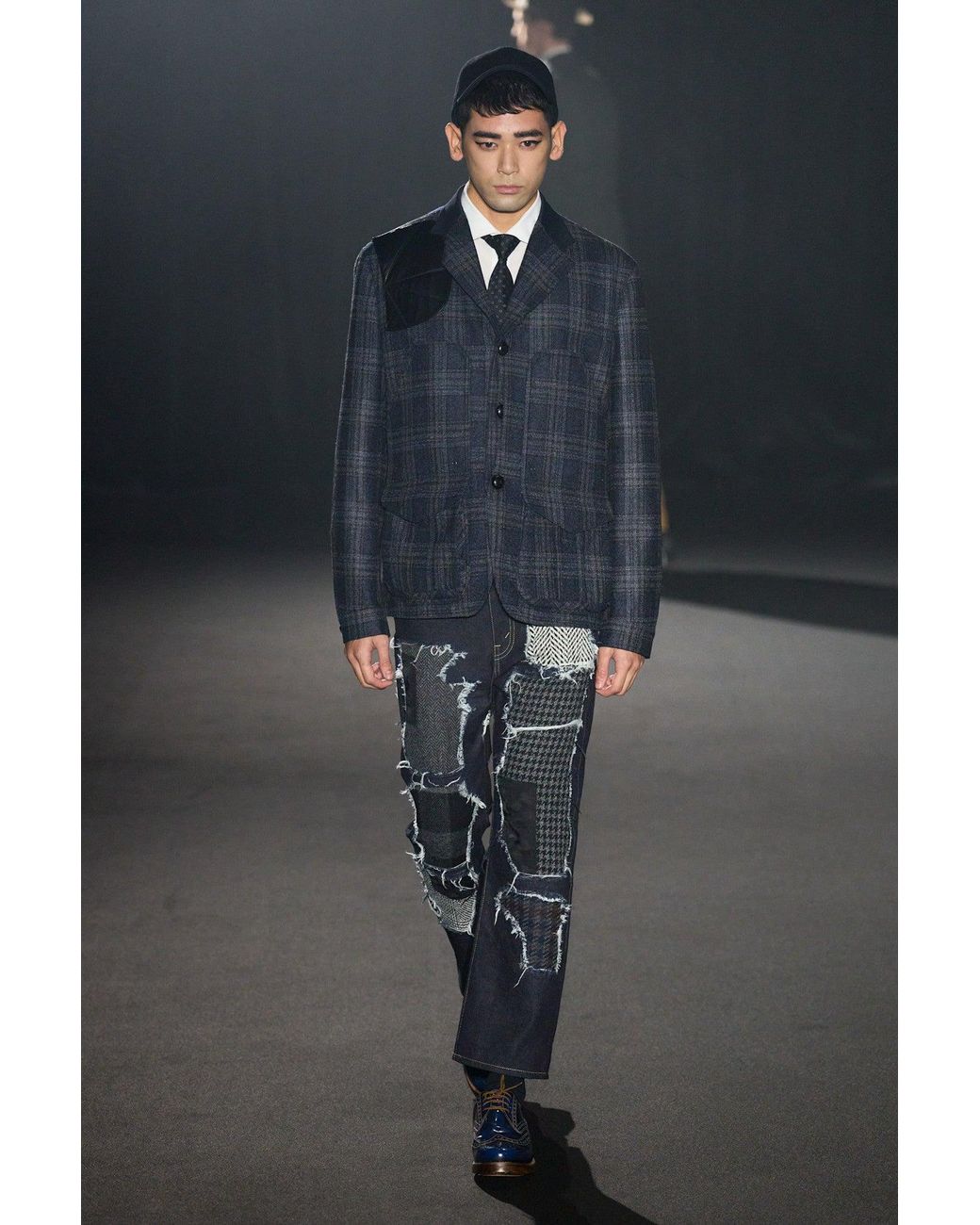 Junya Watanabe Black Patch 5 Pocket Jeans for men