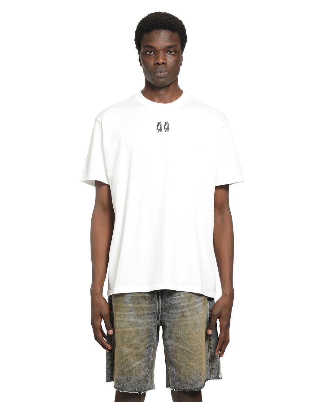 44 Label Group White T-Shirt 44 Tape for men