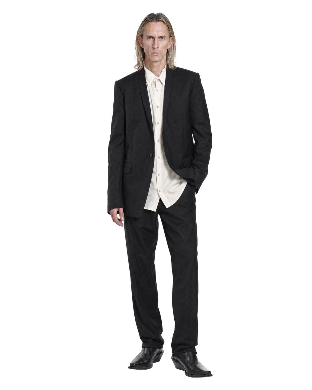 Nicolo' Ceschi Berrini Black Tailored Tuxedo Blazer for men