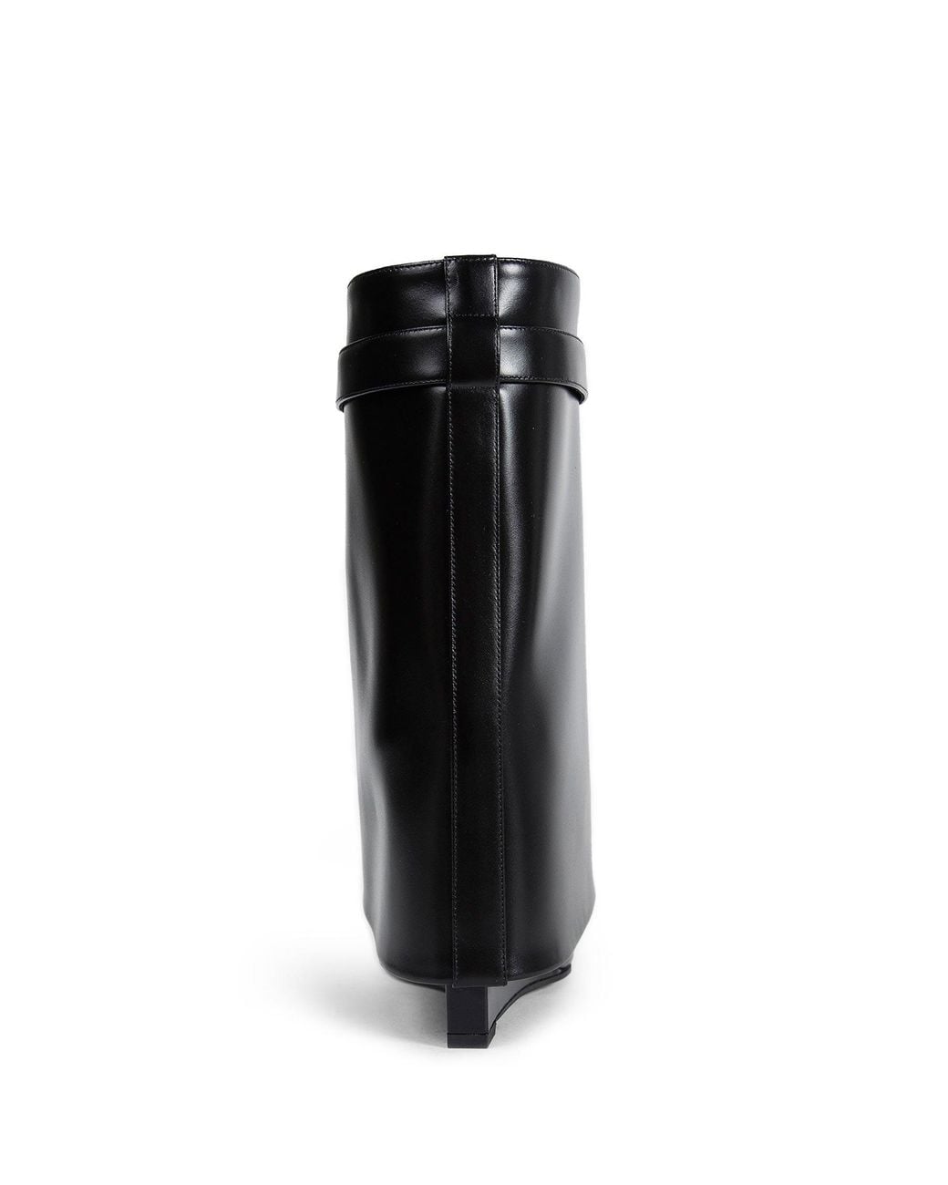 Givenchy Black Shark Pinch Leather Ankle Boots