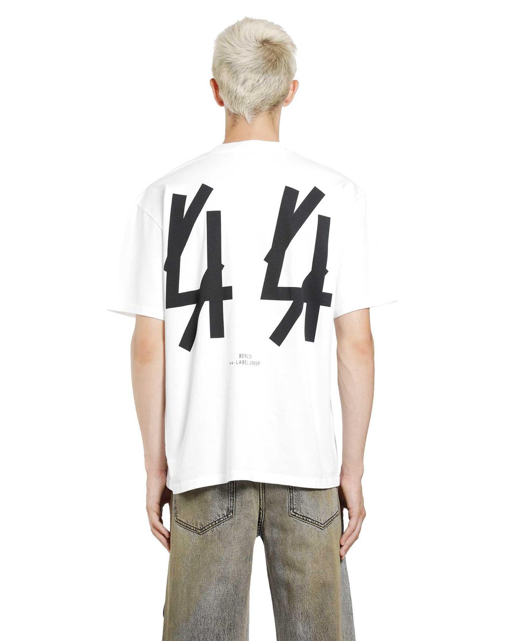 44 Label Group White 44 Classic Tee for men