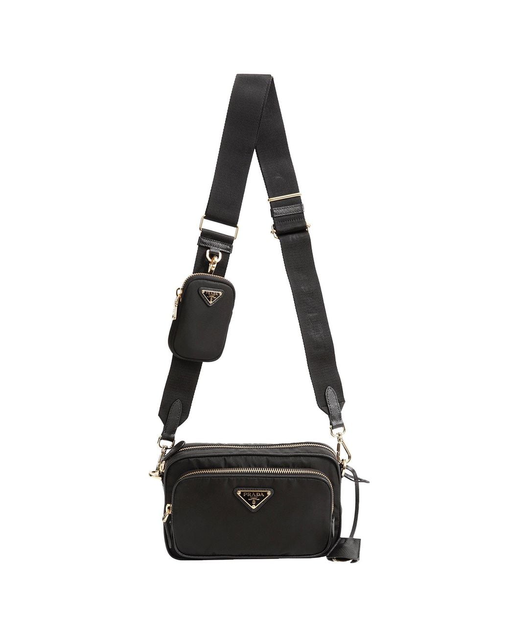 Prada Black Re-Nylon Mini Shoulder Bag