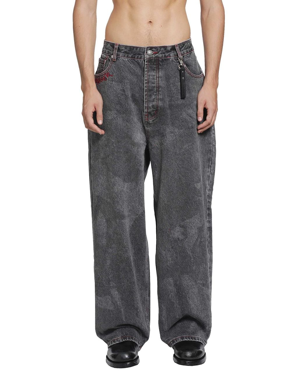 DAGGER Gray Mosh Johnny Jeans for men