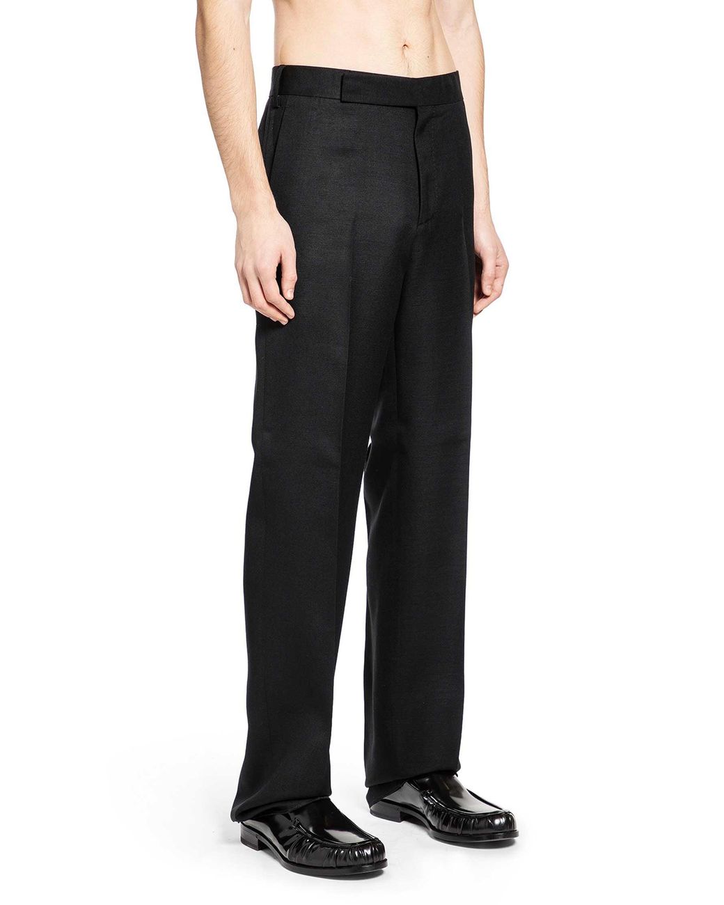 Lardini Black Ecovero Trousers for men