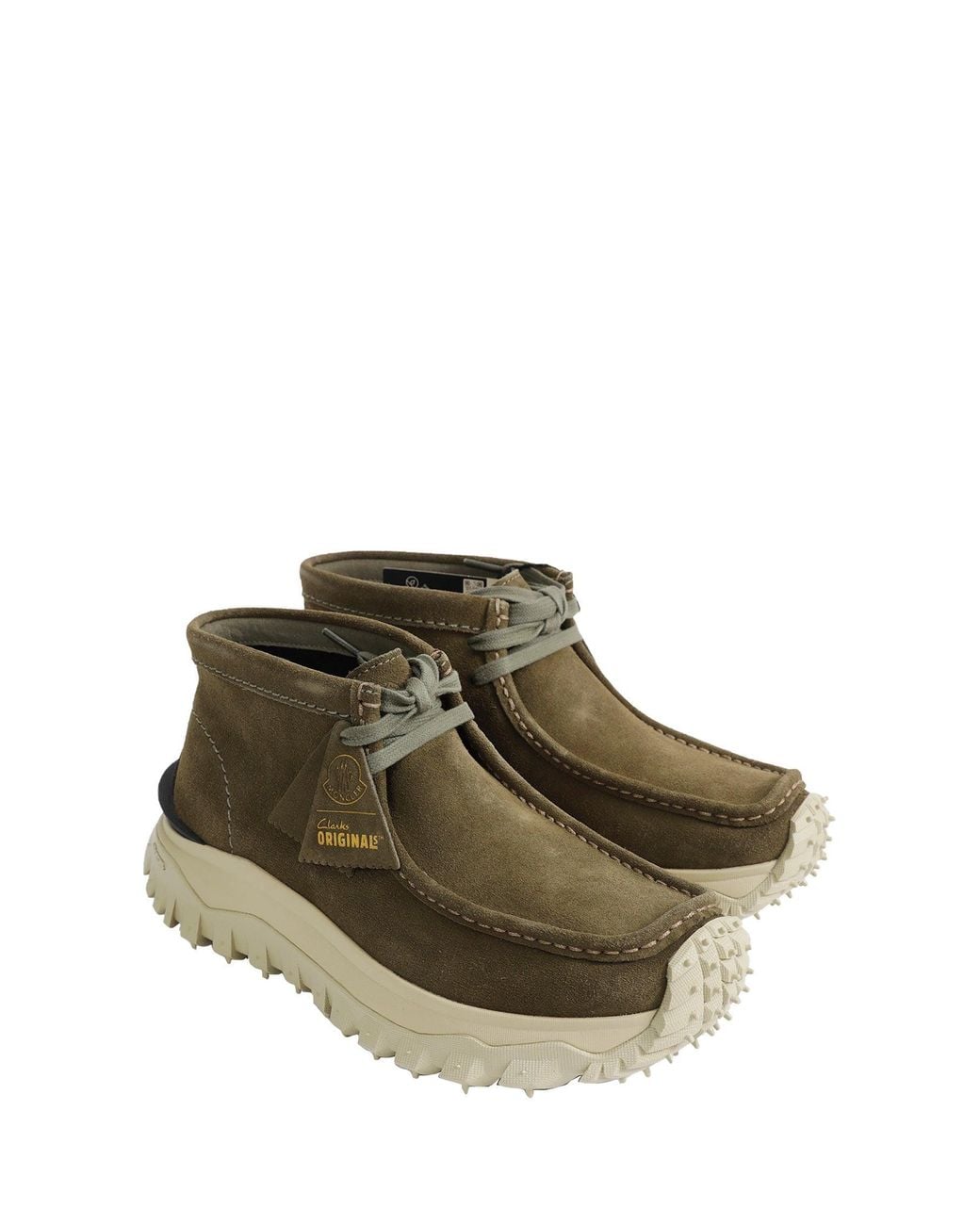 Moncler Green Clarks X Trailgrip Wallabee Gtx for men