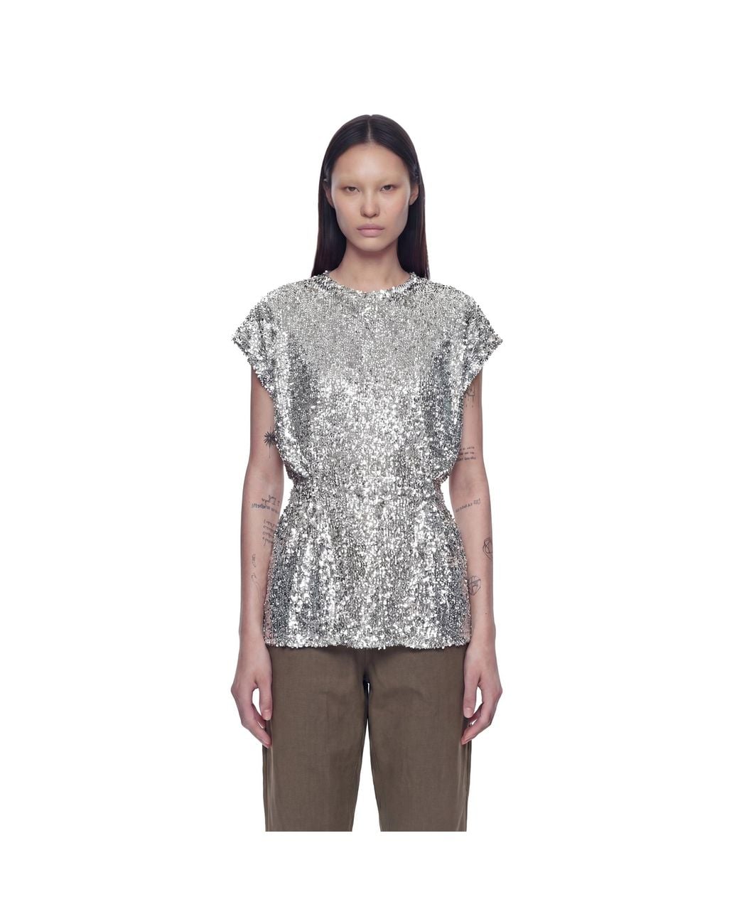 Coperni Gray Zero Waste Adjustable Tee