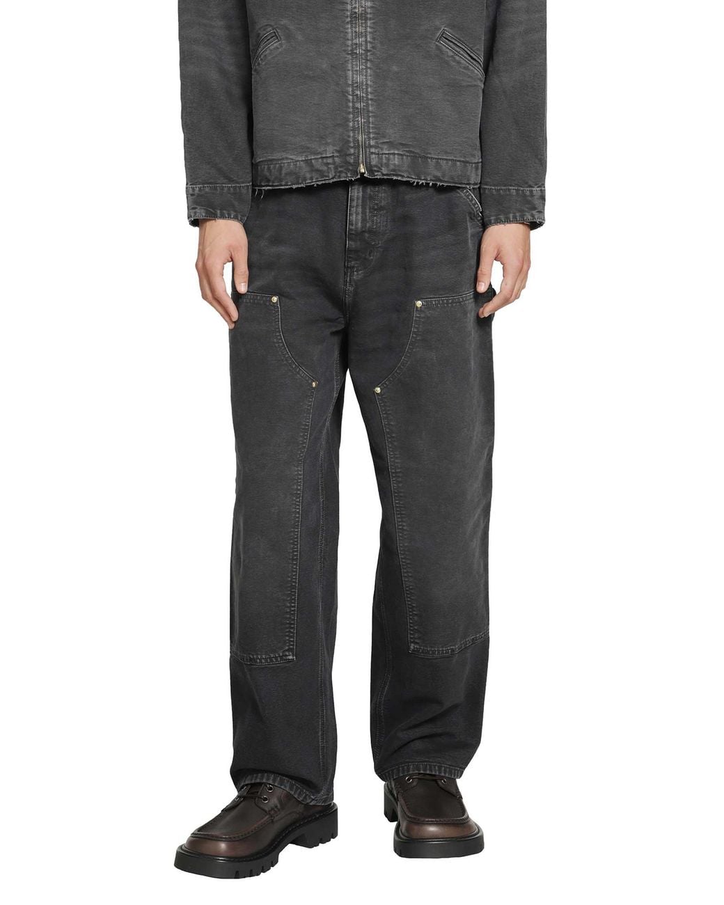 Carhartt Black Og Double Knee Pants for men