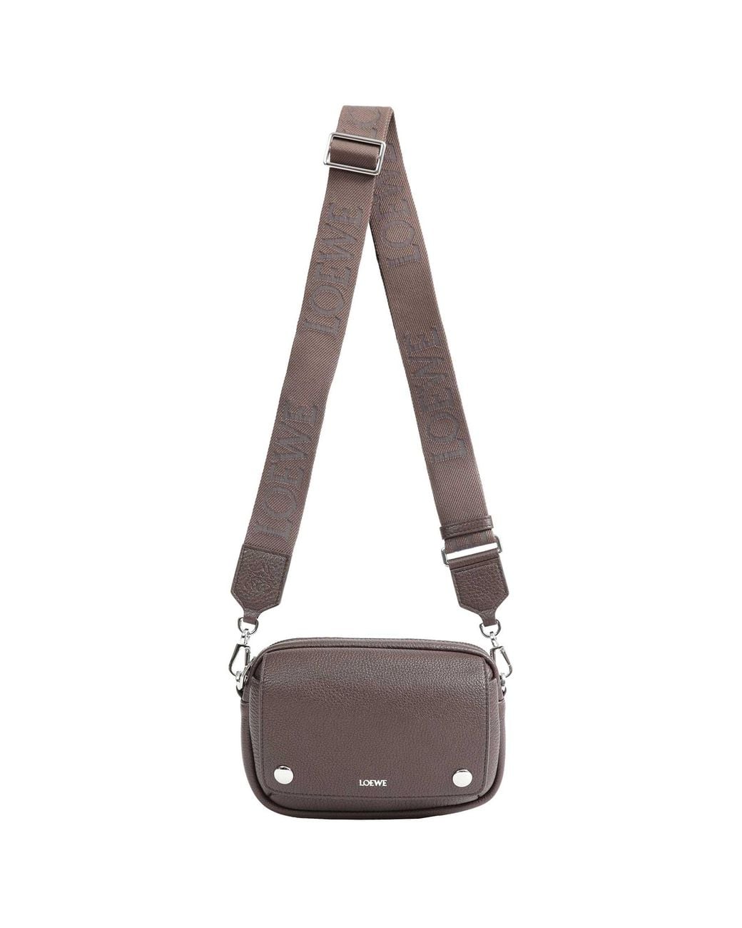 Loewe Brown Small Pebble Messanger Bag for men