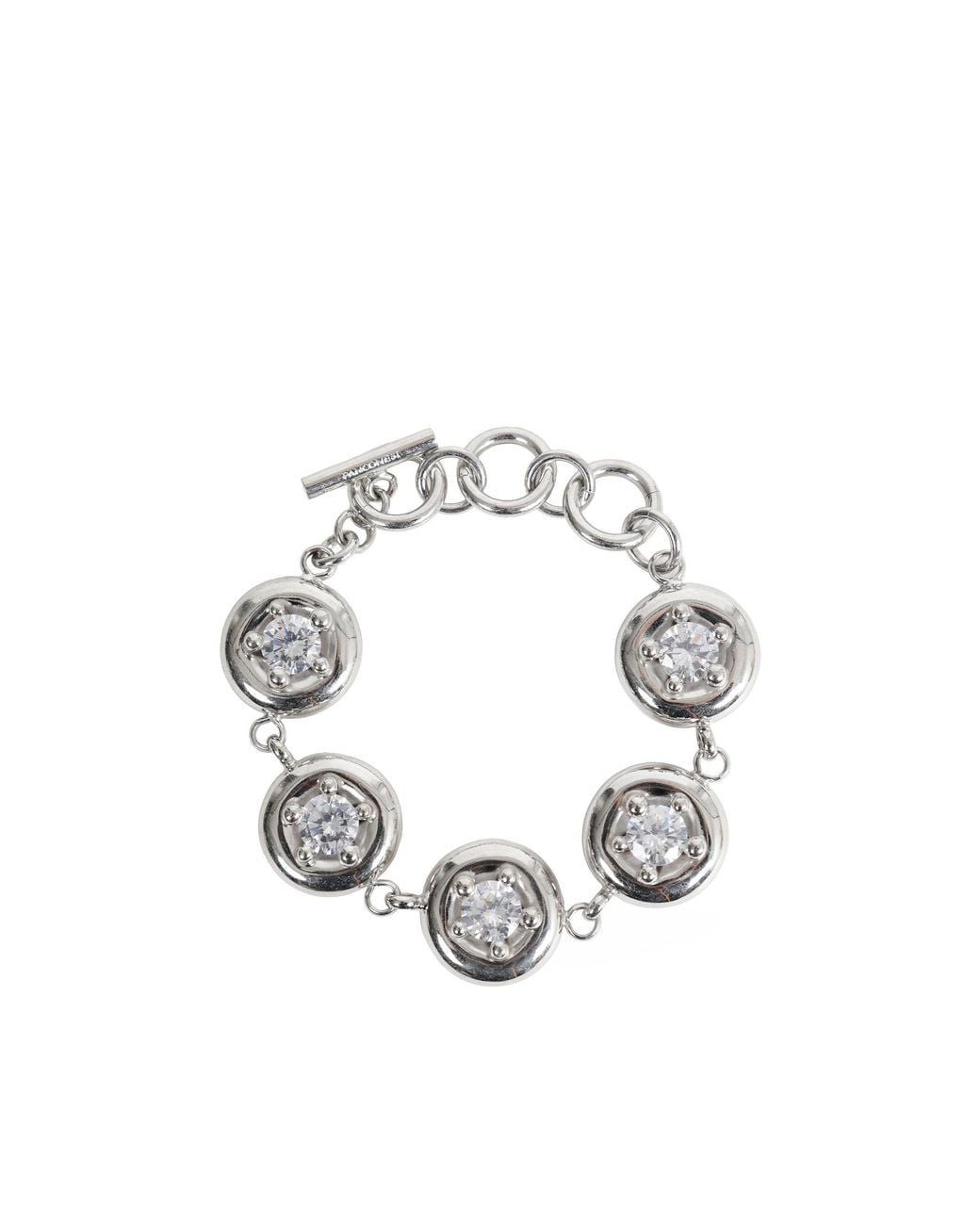 Panconesi Metallic Blow Up Crystal Bracelet for men