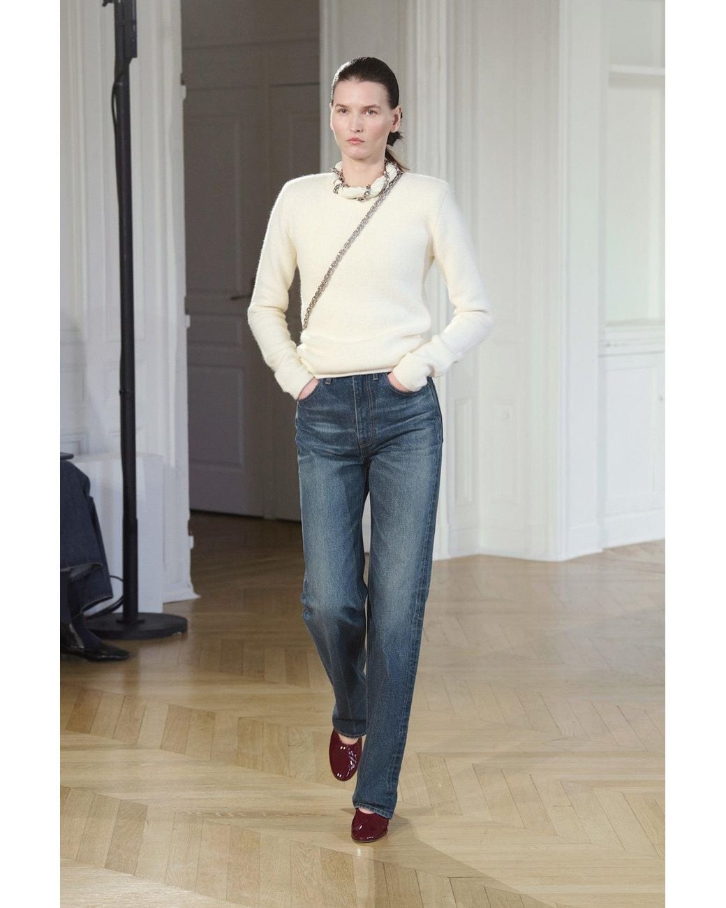 Totême  Blue Classic Slim Denim Jeans