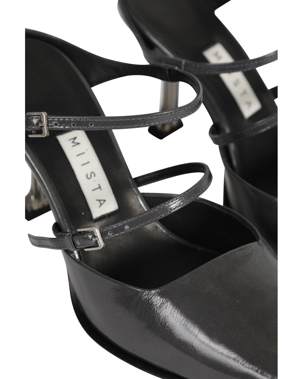 Miista Black Shari Mules