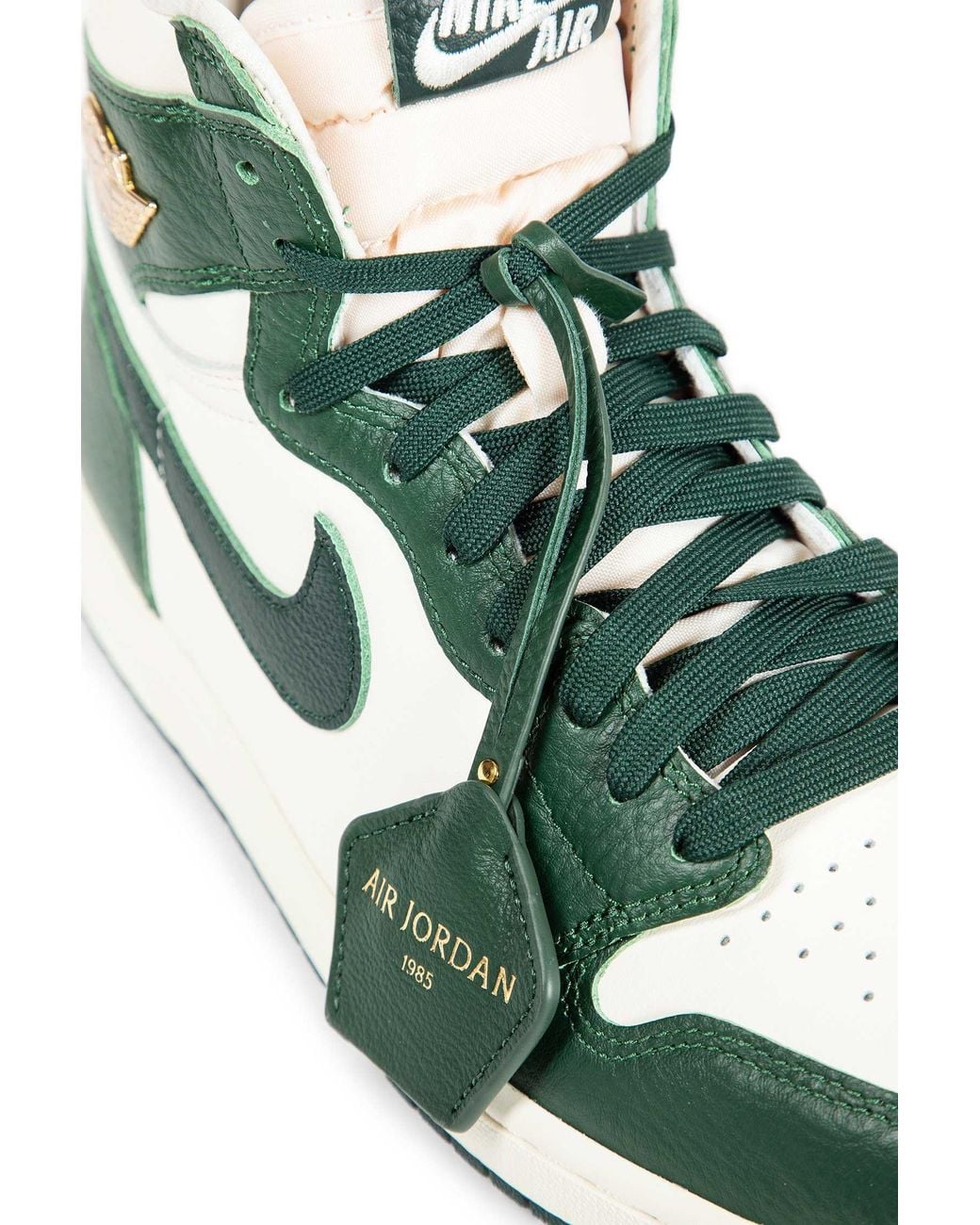 Nike Green Air Jordan 1 Retro High Sneakers for men