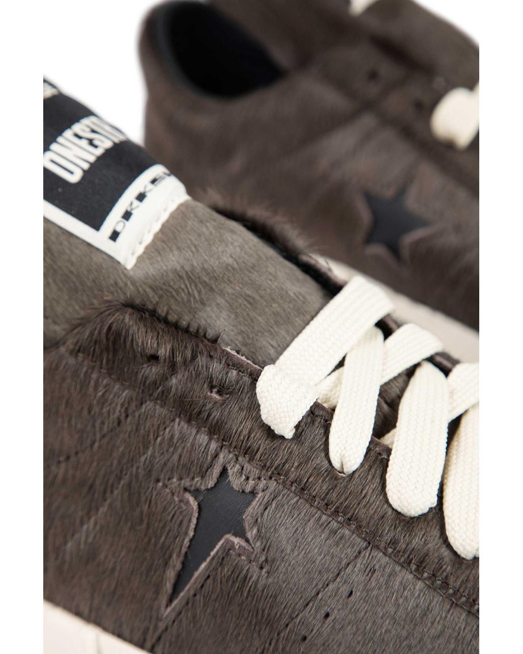 Rick Owens Gray Converse One Star Pro Ox Sneakers for men