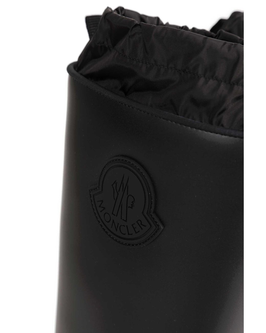 Moncler Black Kickstream High Rain Boots