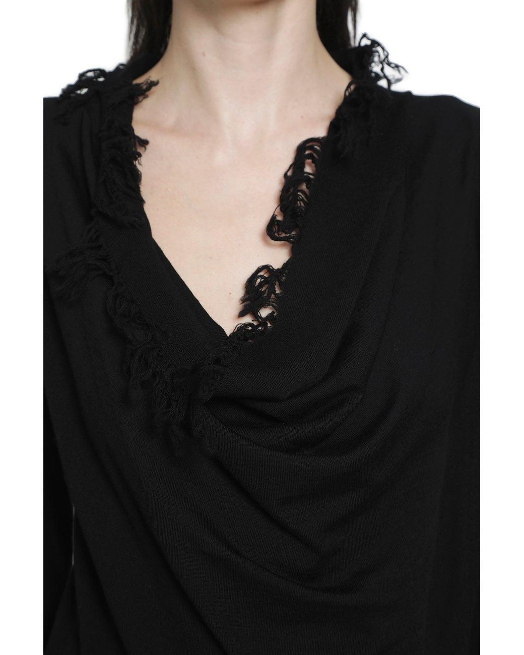 YA YI Black Cuenca Sweater