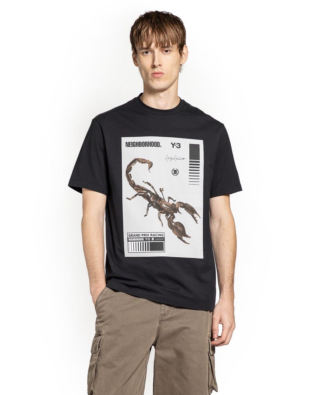 Y-3 Black Nhd Collaboration Graphic T-Shirt for men