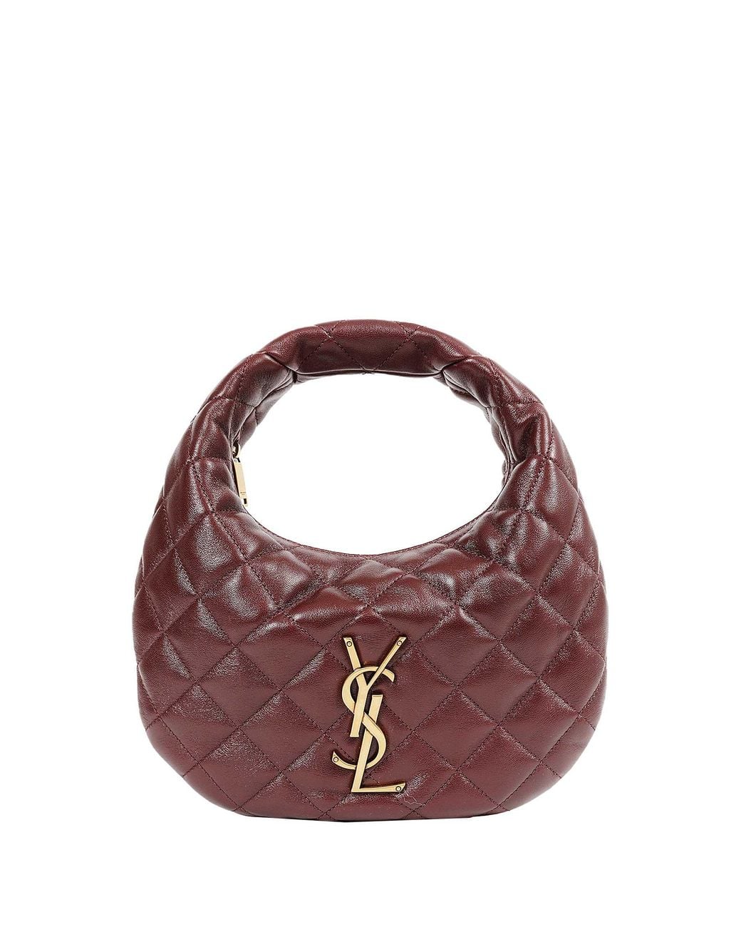 Saint Laurent Brown Icarino Quilted Nappa Bag