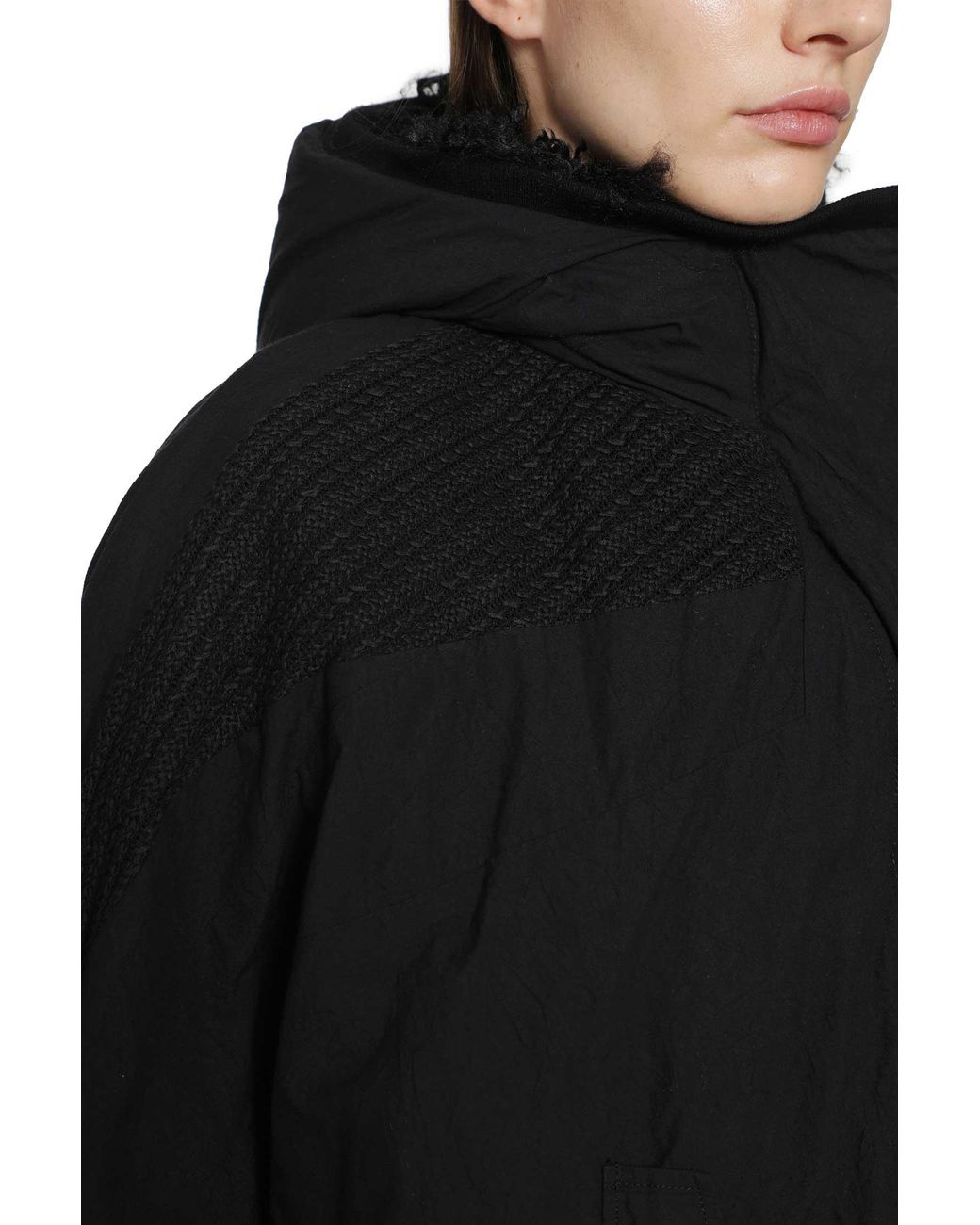 Yehuafan Black Bomber Jacket