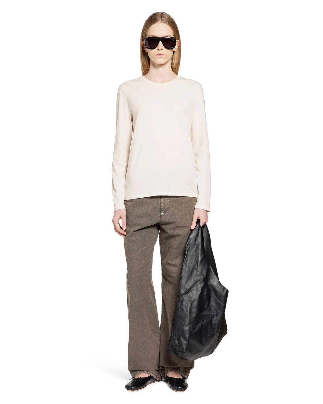 6397 Brown Darted Pants