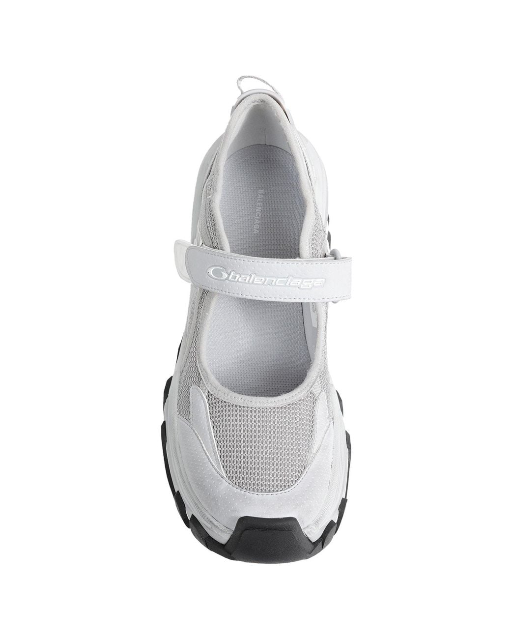 Balenciaga White Hydra Mary Jane Sneakers