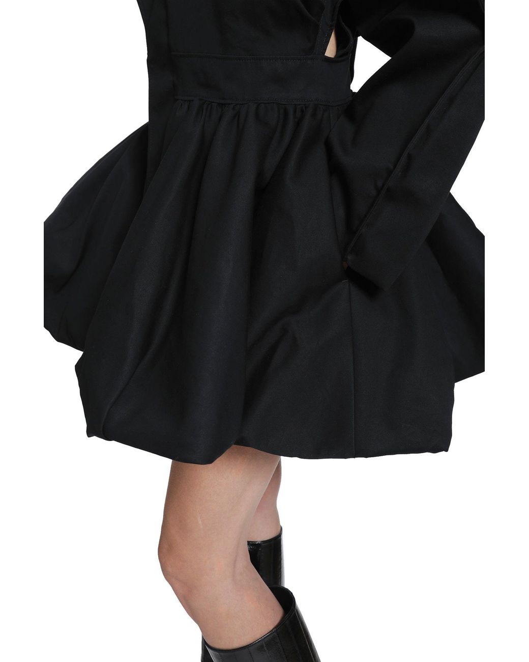 NVL-GARDE Black Trench Dress