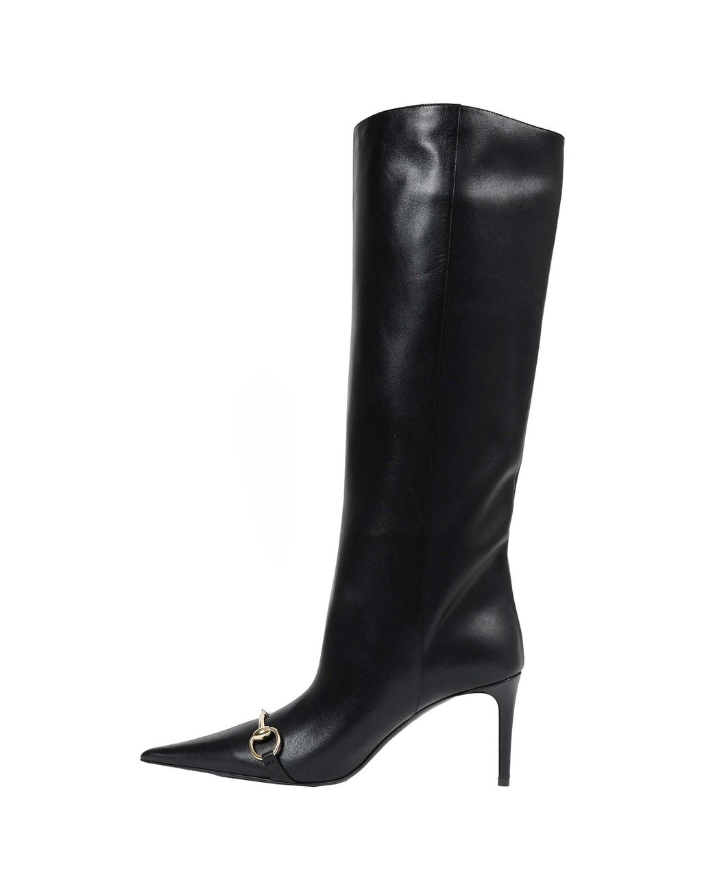 Gucci Black Donna Leather Boots