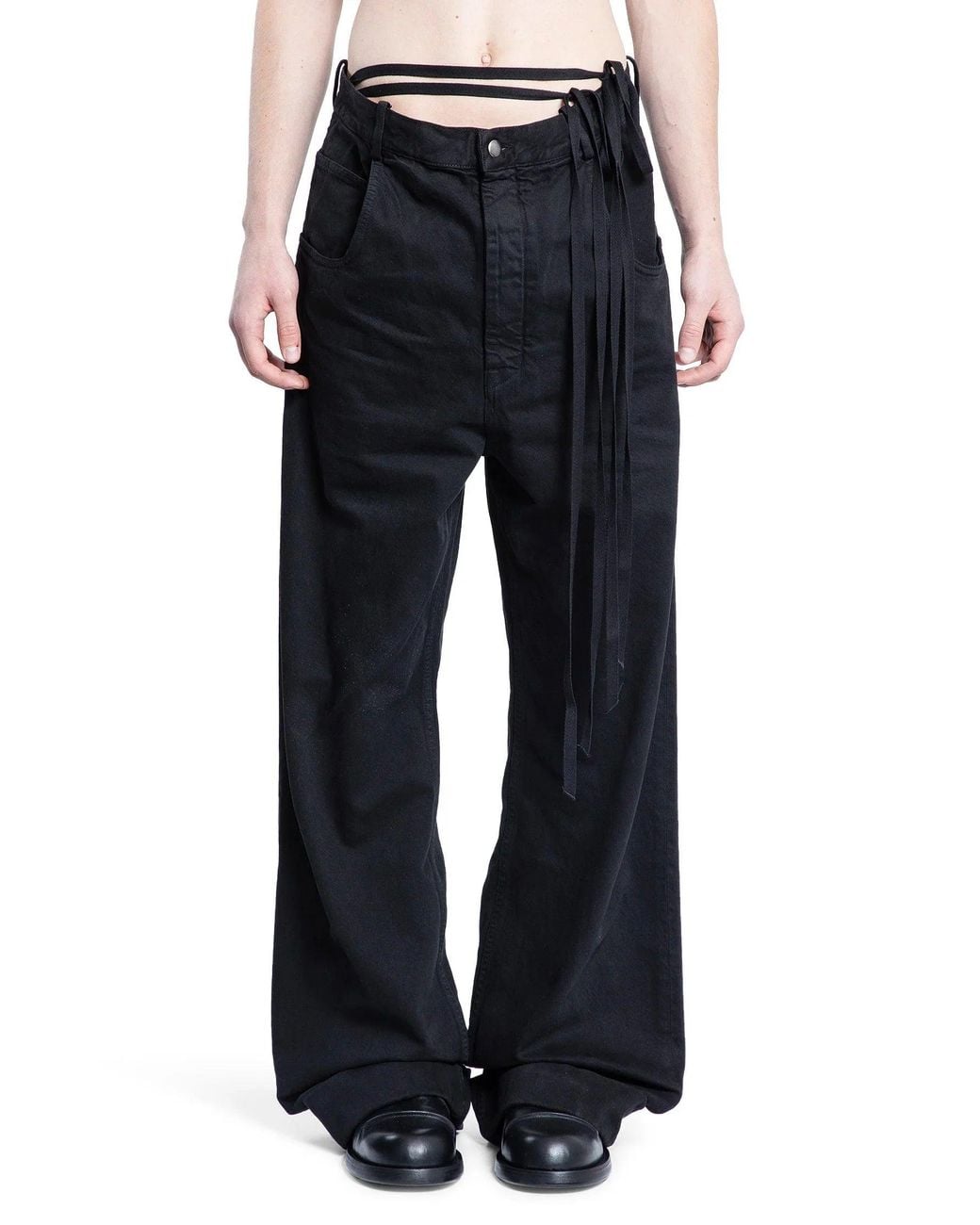 Ann Demeulemeester Black Jeans for men