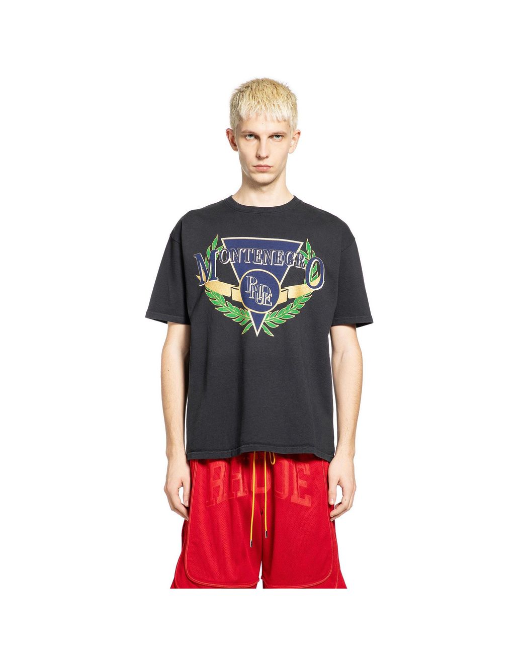 Rhude Red Montenegro Regatta Tee for men