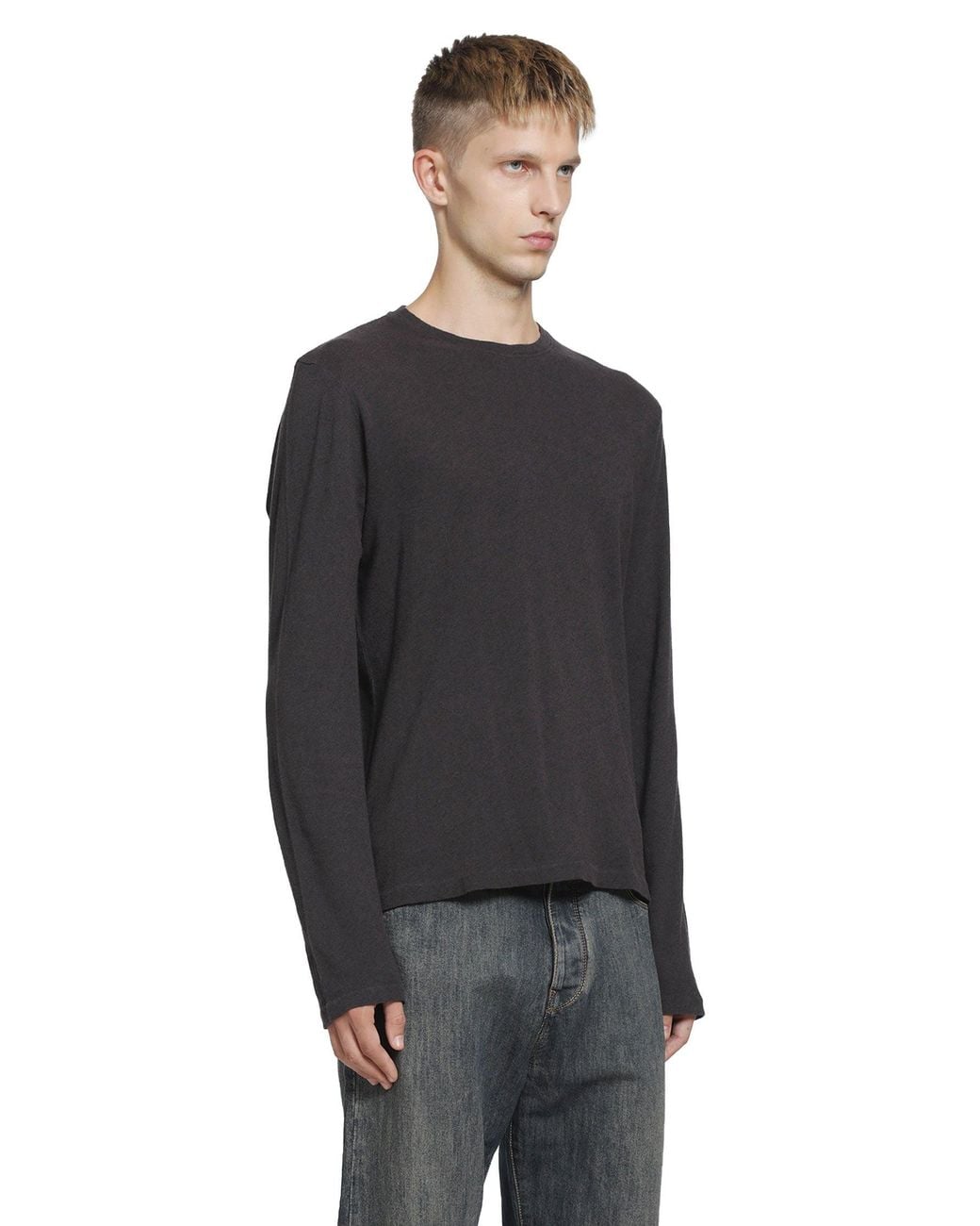 Our Legacy Black Bandaid Long Sleeve T-Shirt for men