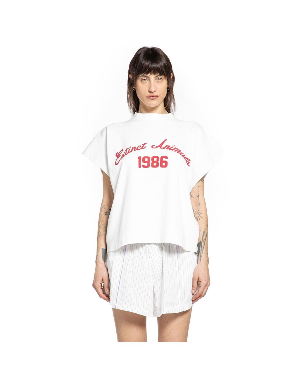 Ssheena White Sheena Extinct Animals T-Shirt