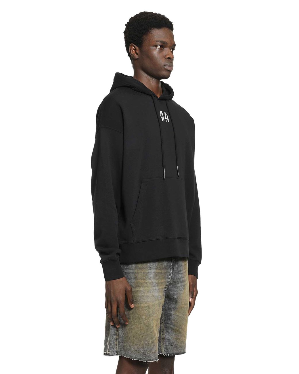 44 Label Group Black Classic 44 Hoodie for men