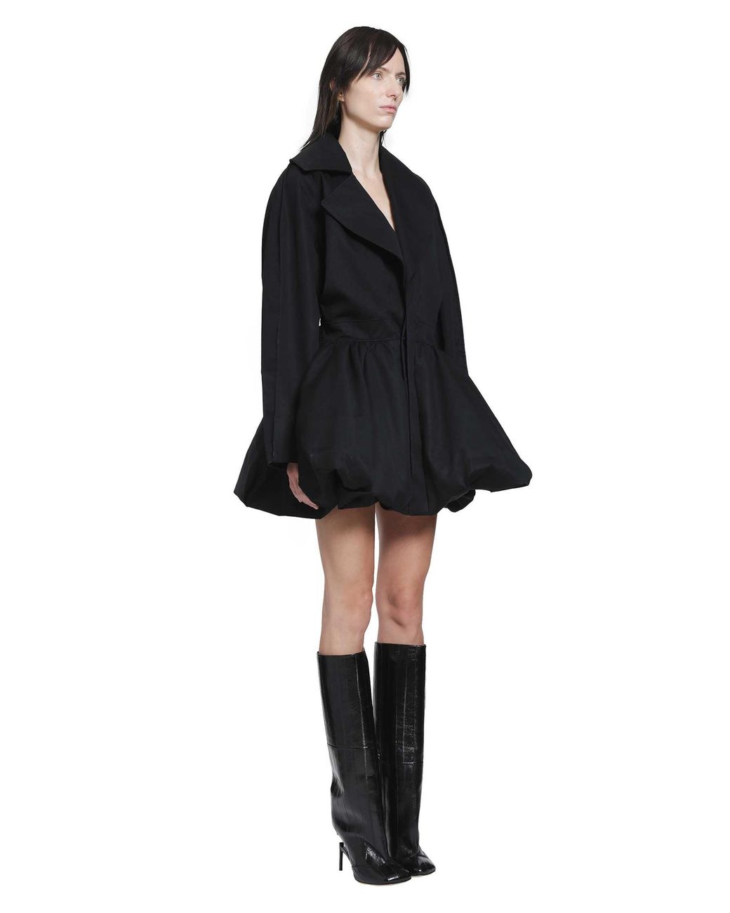 NVL-GARDE Black Trench Dress