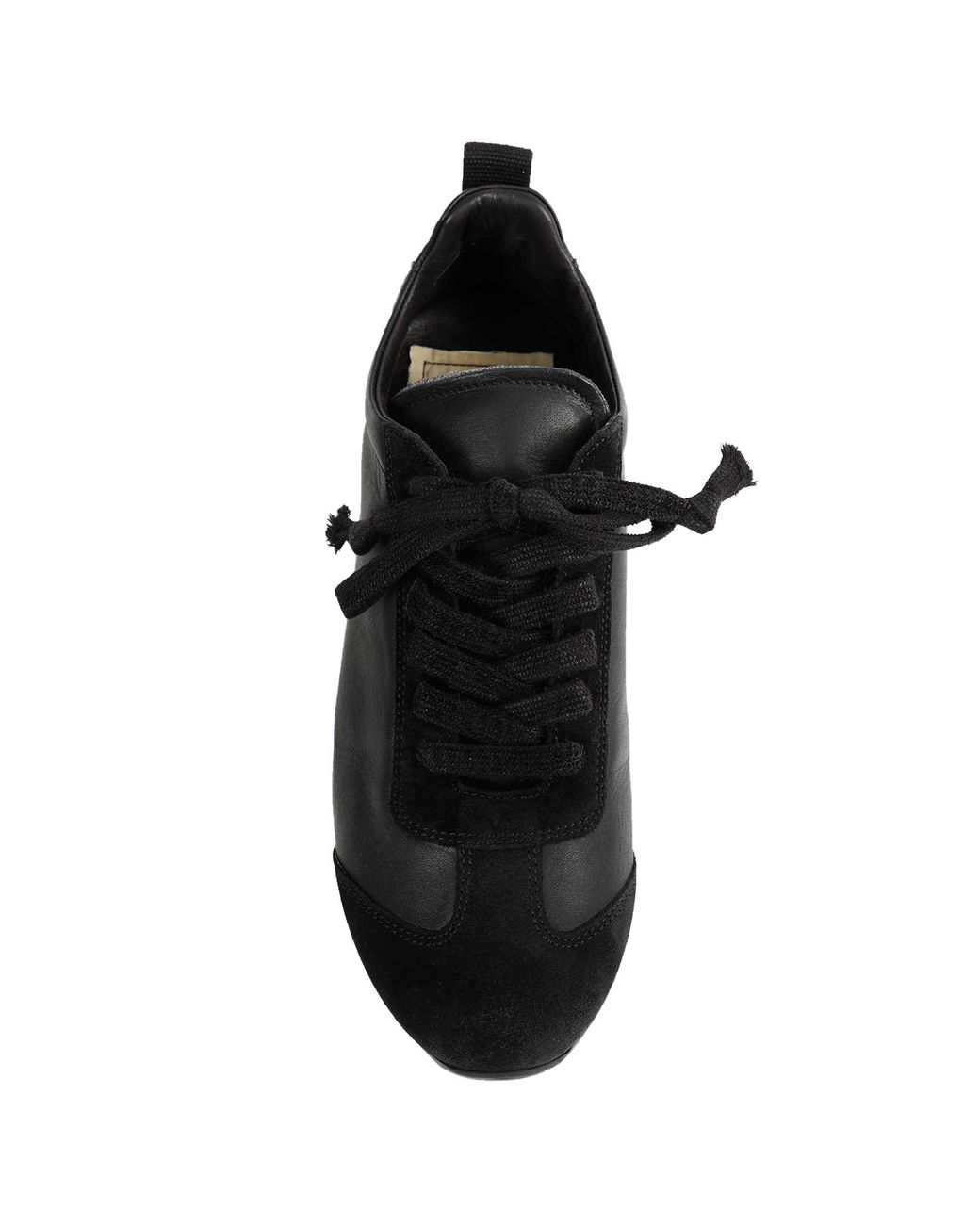 Uma Wang Black Leather Sneakers