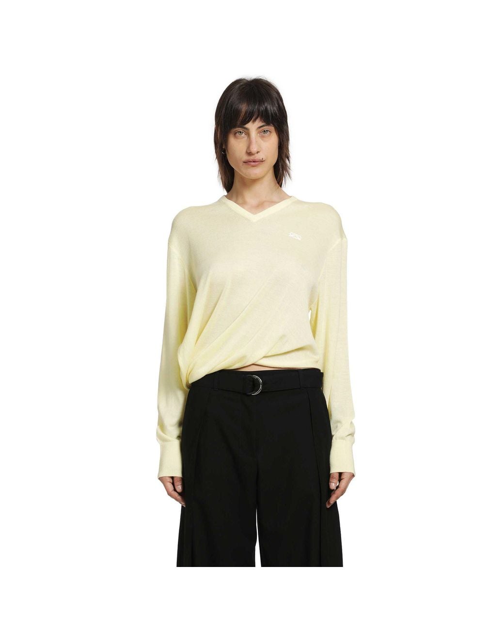 Loewe Black Draped Sweater