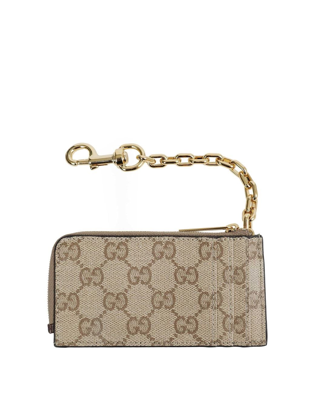 Gucci Metallic Essence Classic Zip Key Case for men