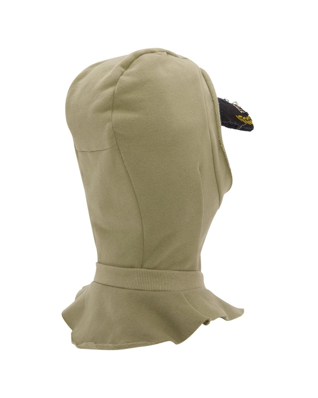 Martine Rose Green Cut Peak Hood for men