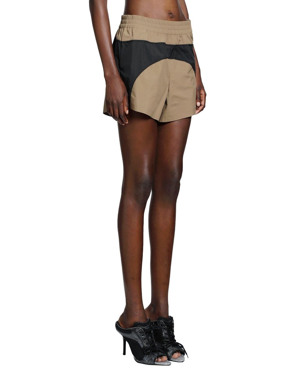Balenciaga Brown Techwear Tracksuit Shorts
